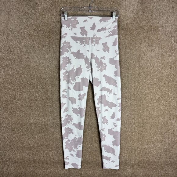 Beach Riot Piper Leggings Womens‎ Medium Taupe Cow High Rise Active Athletic - Picture 4 of 12